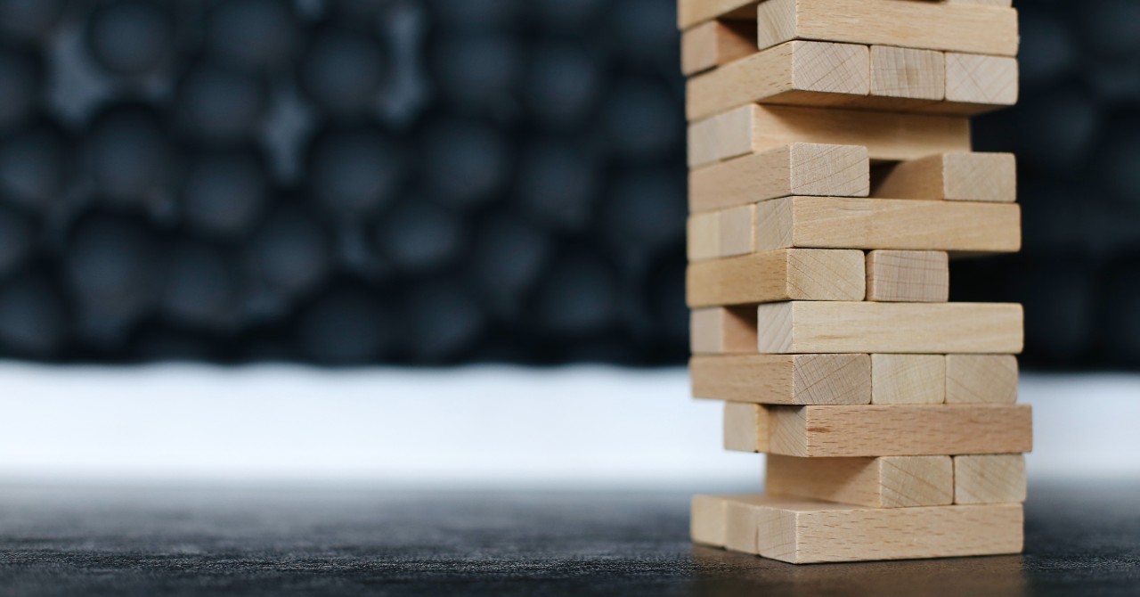 Risk Jenga tower